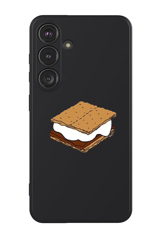 Protective Liquid Silicone Shockproof Case For Samsung Galaxy S24 Plus (Black) - Ice Cream