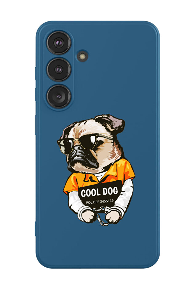 Protective Liquid Silicone Shockproof Case For Samsung Galaxy S24 Plus (Blue) - cool dog