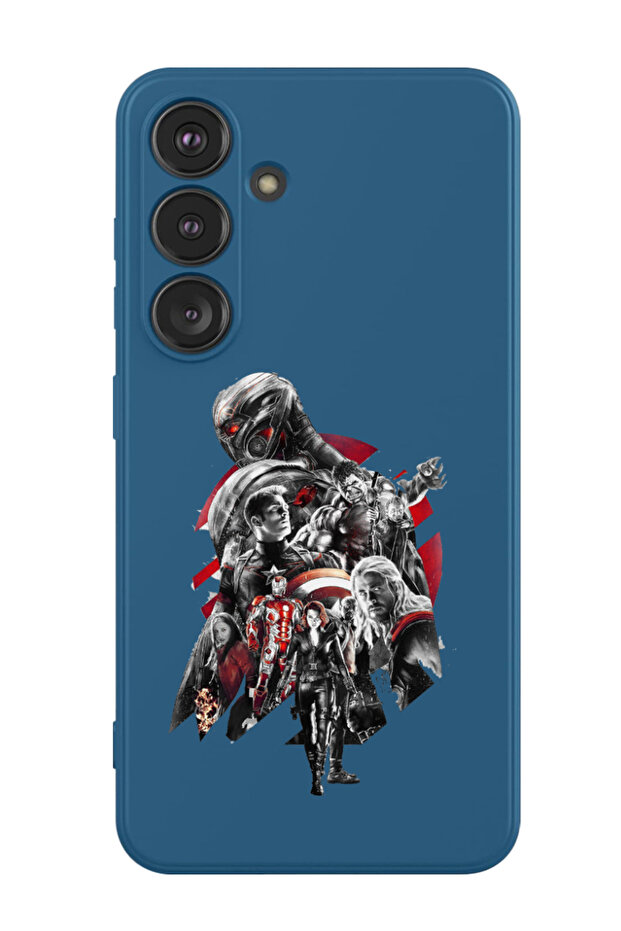 Protective Liquid Silicone Shockproof Case For Samsung Galaxy S24 Plus (Blue) - avengers