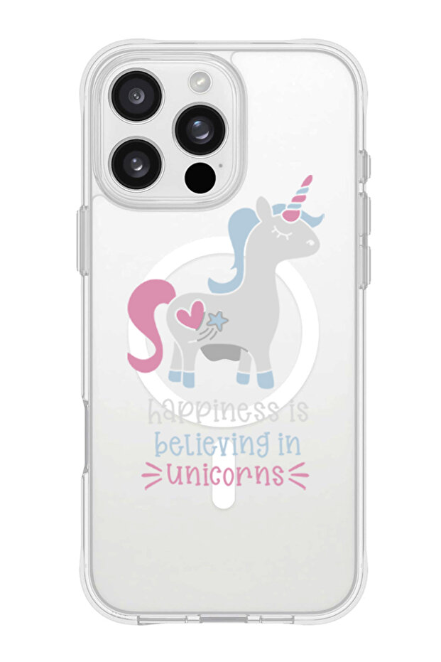 iPhone 16 Pro Max Magsafe Case for iPhone Shockproof Phone Bumper Cover - Happiness is believing