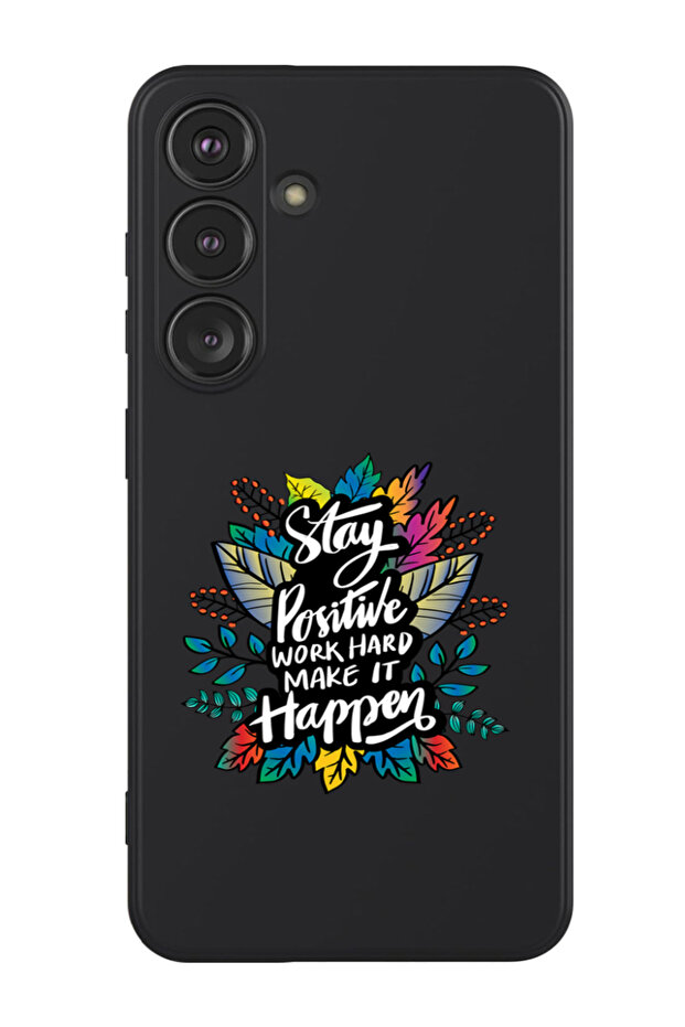 Protective Liquid Silicone Shockproof Case For Samsung Galaxy S24 Plus (Black) - Stay positive
