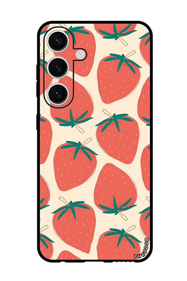 Protective Case Anti Scratch Shock Proof Bumper Cover For Samsung Galaxy S24 Plus Strawberries
