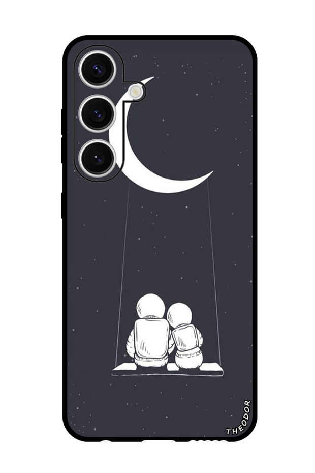 Protective Case Anti Scratch Shock Proof Bumper Cover For Samsung Galaxy S24 Plus Two Astronauts