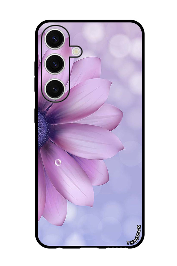 Protective Case Anti Scratch Shock Proof Bumper Cover For Samsung Galaxy S24 Plus Purple Flower