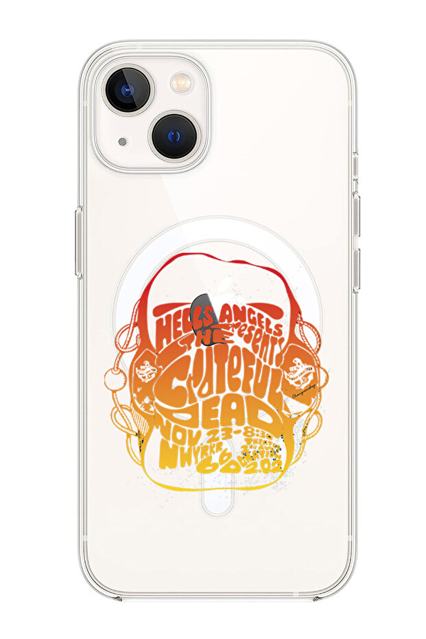 Case for iPhone 13 6.1-inch Compatible with MagSafe, Shockproof Phone Bumper Cover Hells angels copy