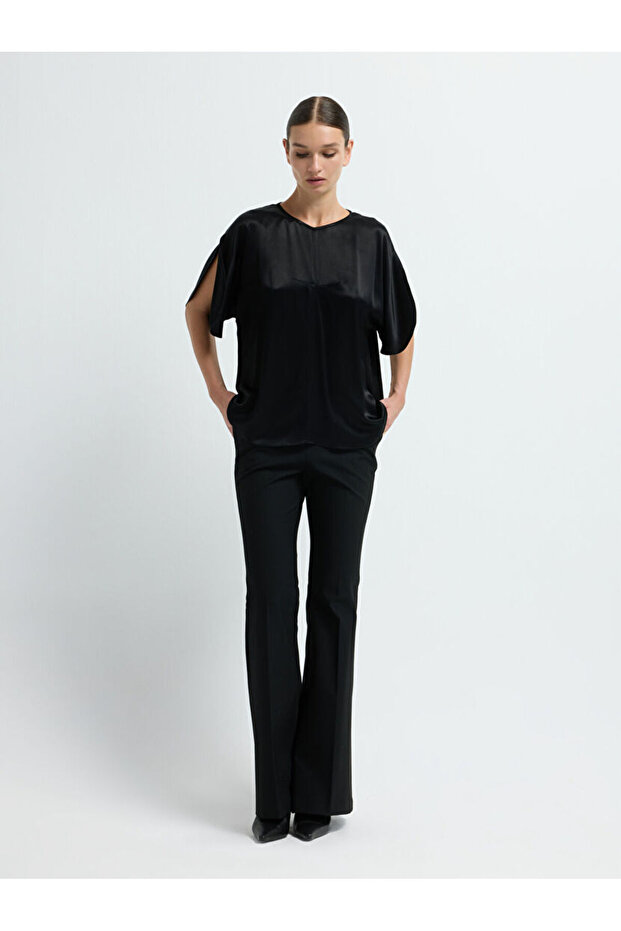 Kısa Kollu Bluz - 4