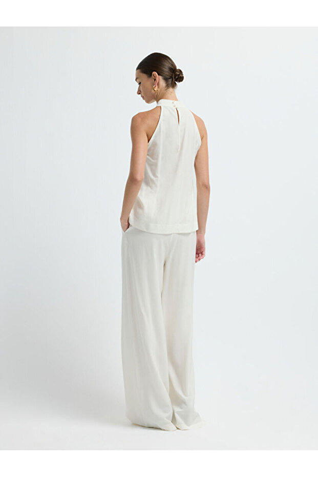 Halter Yaka Bluz - 5