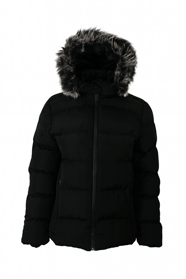 Siyah Kadın Mont M2316 - 1