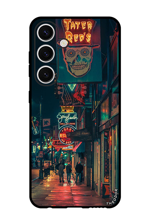 Protective Case Anti Scratch Shock Proof Bumper Cover For Samsung Galaxy S24 Plus Night Market
