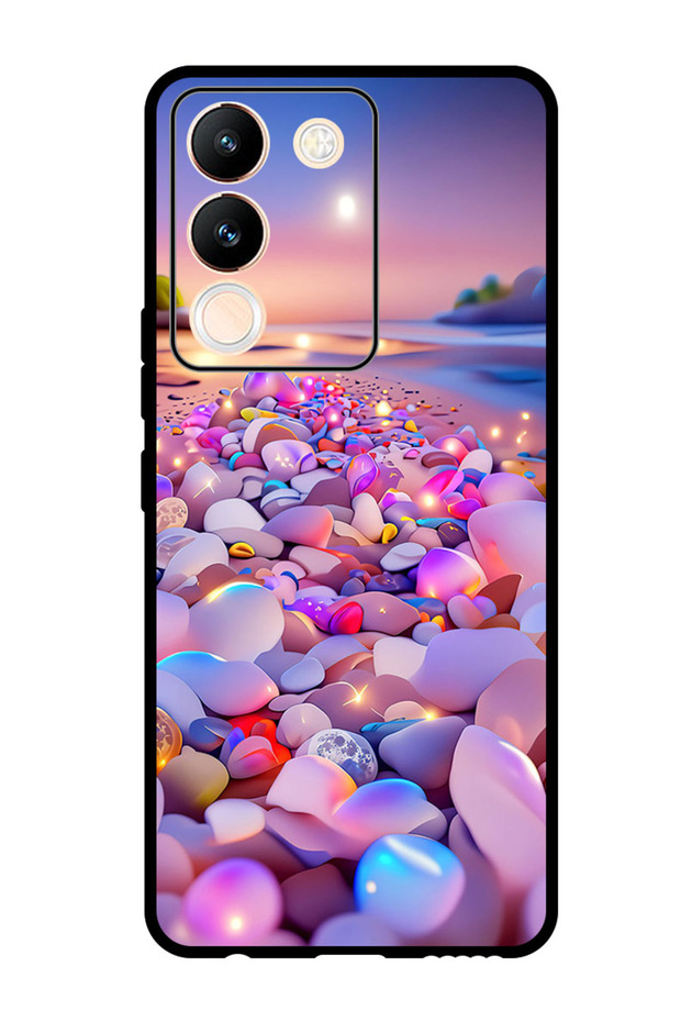 Protective Case Anti Scratch Shock Proof Bumper Cover For Vivo V29e Glow Stones 3