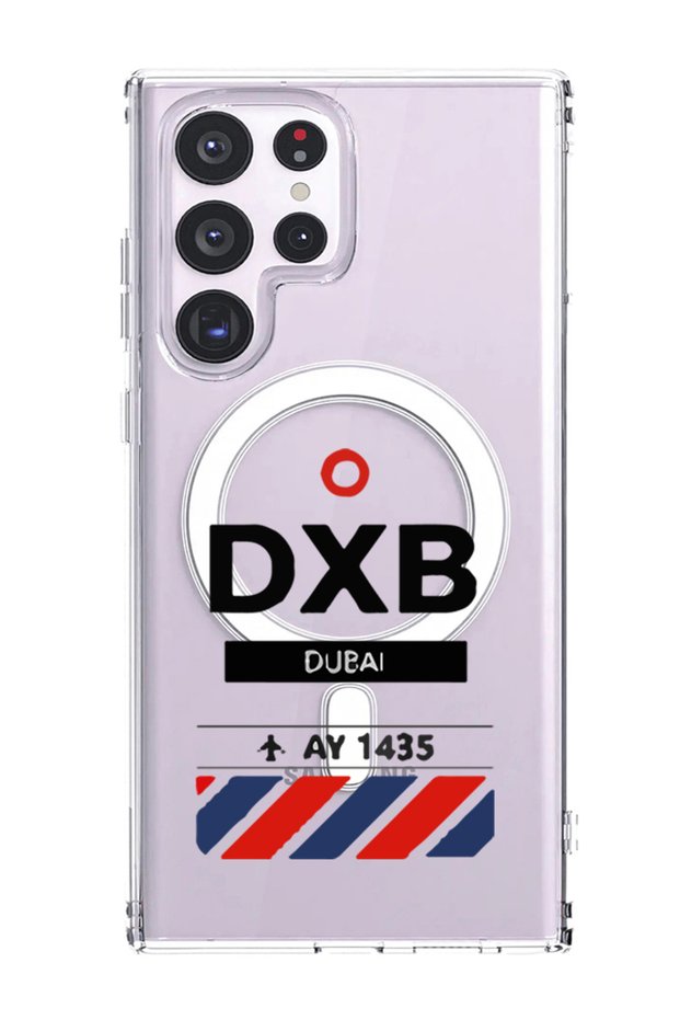 Case for Samsung Galaxy S23 Ultra Compatible with MagSafe, Shockproof Phone Bumper Cover DXB Airport