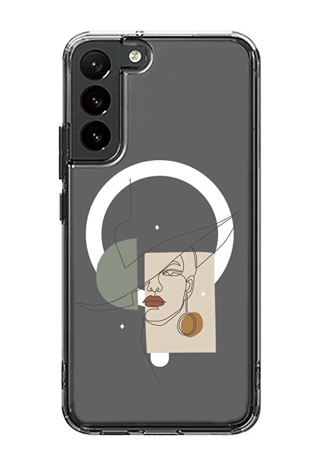 Case for Samsung Galaxy S23 6.1-inch Compatible with MagSafe, Shockproof Bumper Case Women in Style