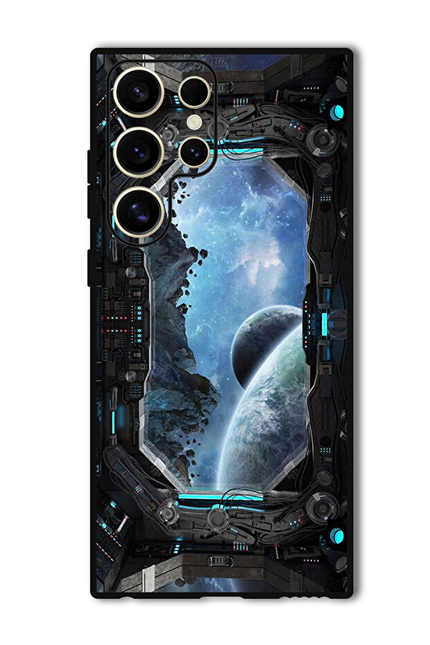 Protective Case Anti Scratch Shock Proof Bumper Cover For Samsung Galaxy S24 Ultra Space View