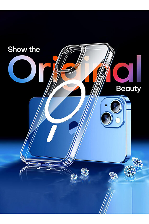 غلاف لهاتف iPhone 15 Plus متوافق مع MagSafe، جراب مقاوم للصدمات، تحذير أثناء السفر - 5