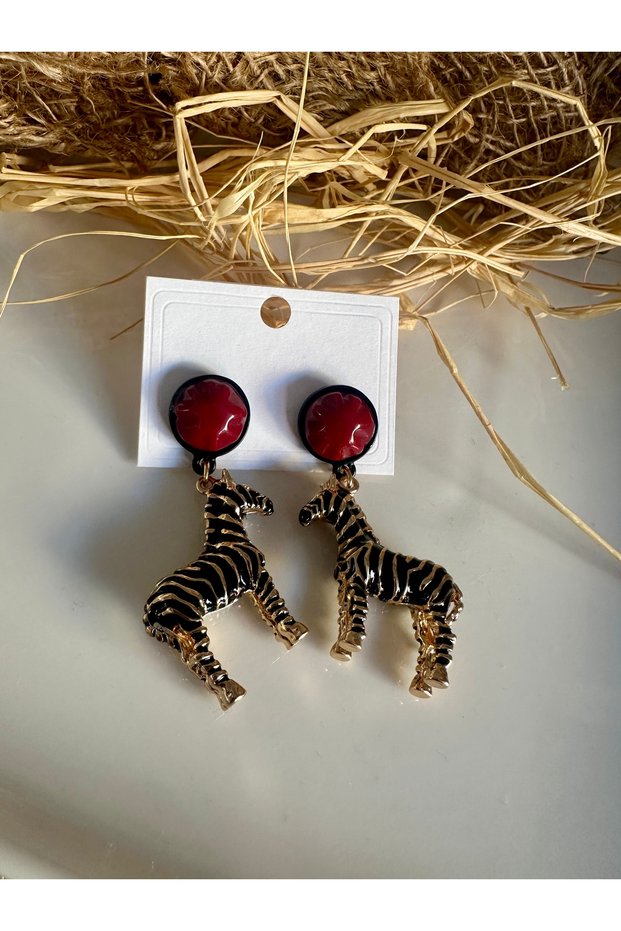 Zebra Model Vintage Vip Women's Earrings
