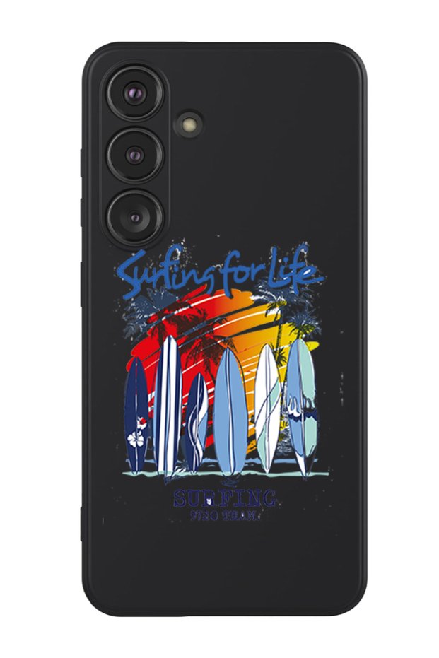 Protective Liquid Silicone Shockproof Case For Samsung Galaxy S24 Plus (Black) - Surfing for life