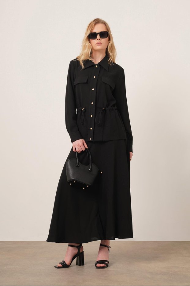 Women's Melise Crep Suit Black 31172