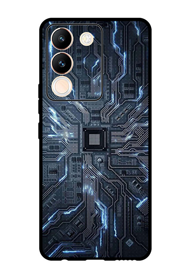 Protective Case Anti Scratch Shock Proof Bumper Cover For Vivo V29e Hardware Circuit