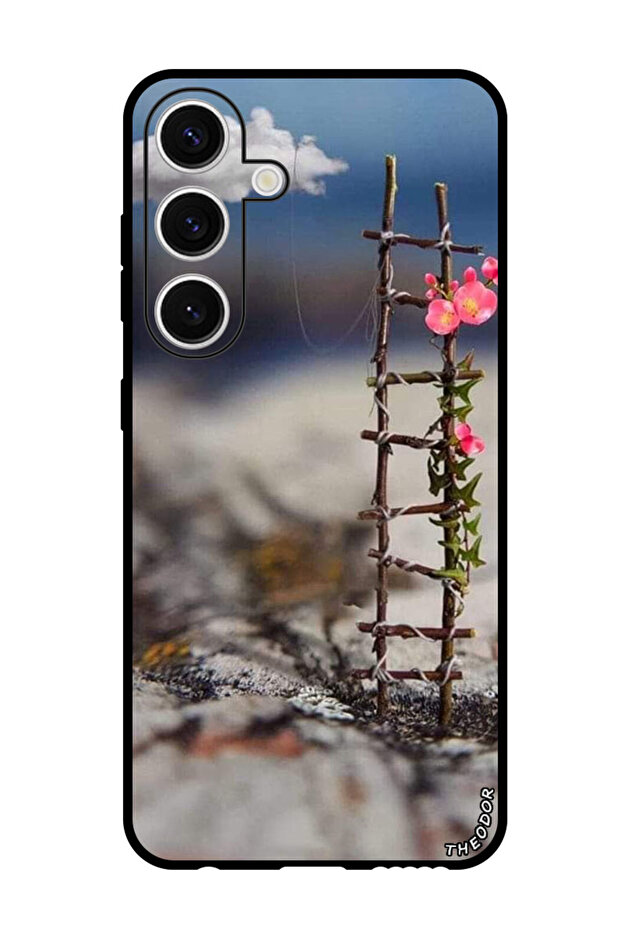 Protective Case Anti Scratch Shock Proof Bumper Cover For Samsung Galaxy S24 Plus Cloud with Stair