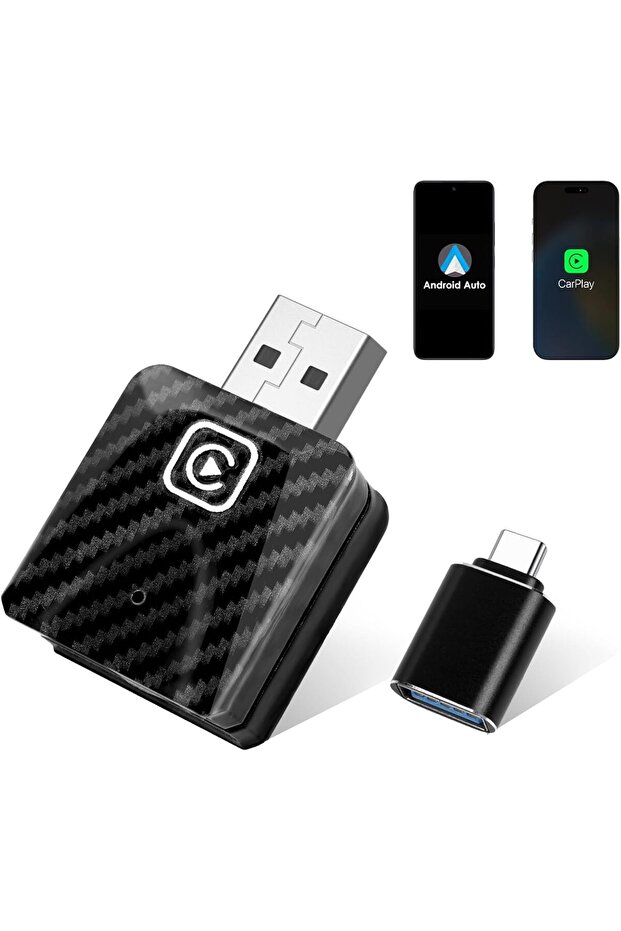 Wireless Carplay & Android Auto Adapter, 2 1 Transforms Wired Wireless Plug Play, Compatible Oem - 1