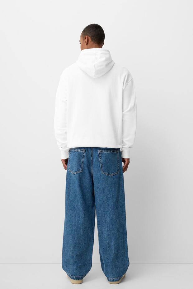 Oversize kapüşonlu sweatshirt - 3