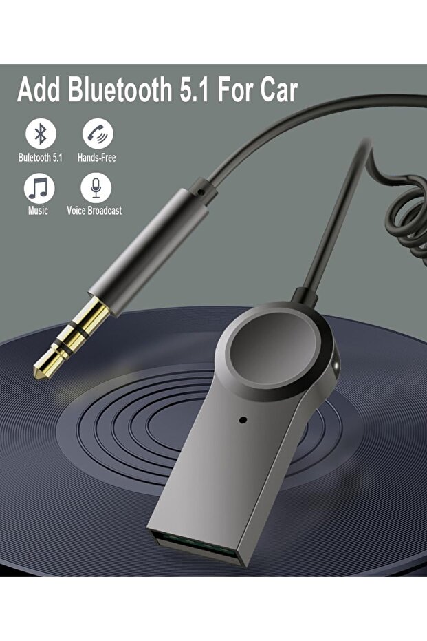 محول Aux Bluetooth 5.1، محول صوت لاسلكي عالي الدقة Bluetooth 5.1 Audiophile USB Dac - 2