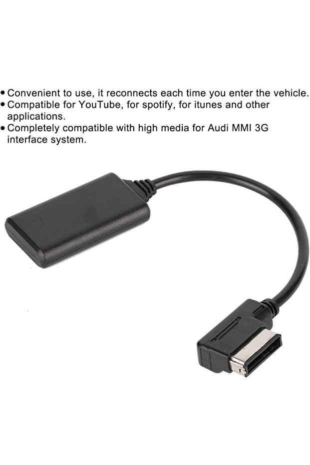 محول واجهة موسيقى Aux 5.0 لكابل الصوت مناسب لـ Ami Mdi Mmi Q5 A5 A7 R7 S5 Q7 A6L A8L A4L - 4