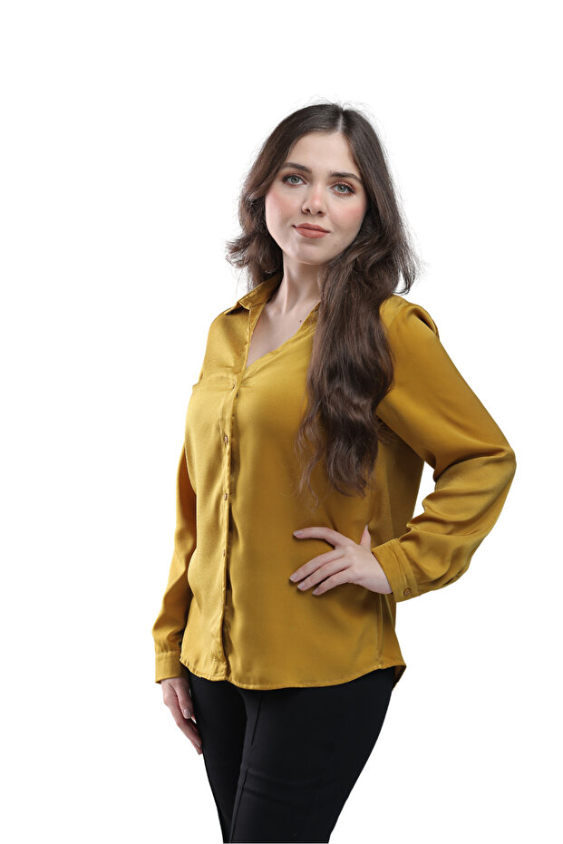 بلوزة حرير الغروب - 4