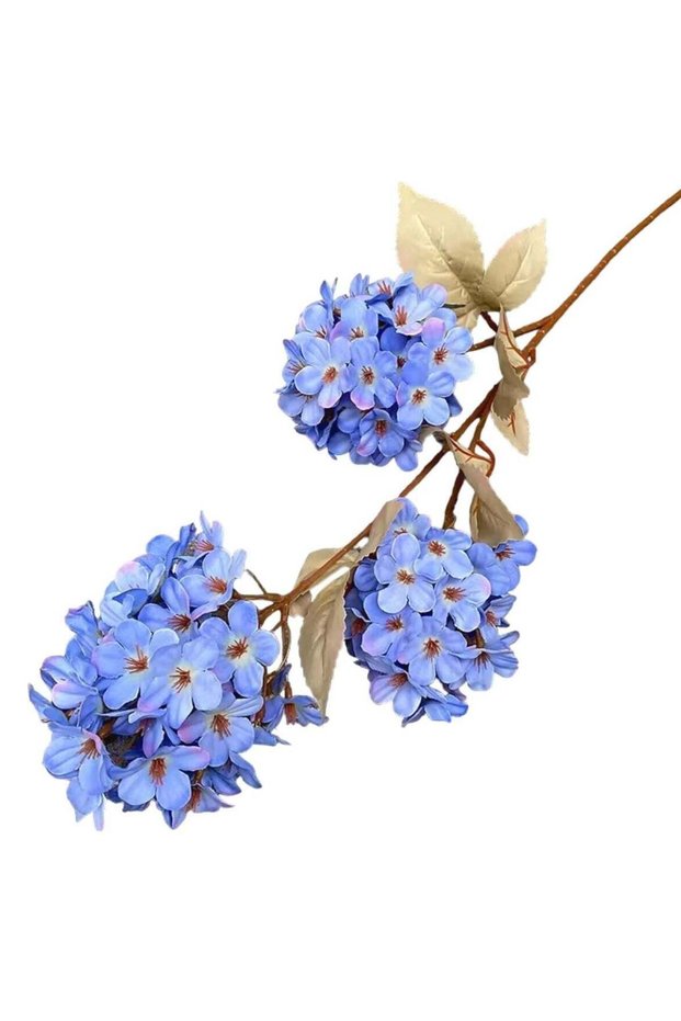 Pack Of 2 Artificial Floral Snowflake: Stunning Decoration for Wedding Blu