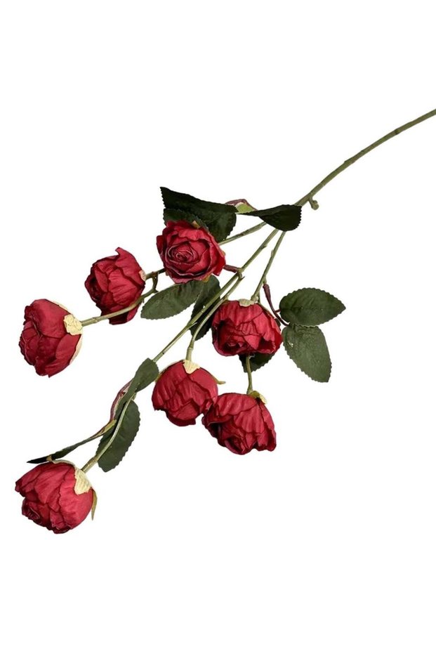 7 Blossoms Lifelike Artificial Roses for Your Home Decor Red
