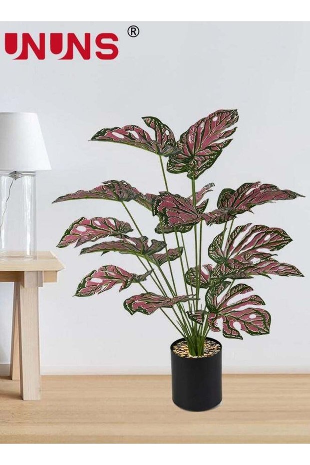 Artificial Plant In Pots,75CM Fake Monstera Indoor Outdoor,Faux Potted Tree Tropical Palm Floor Pla