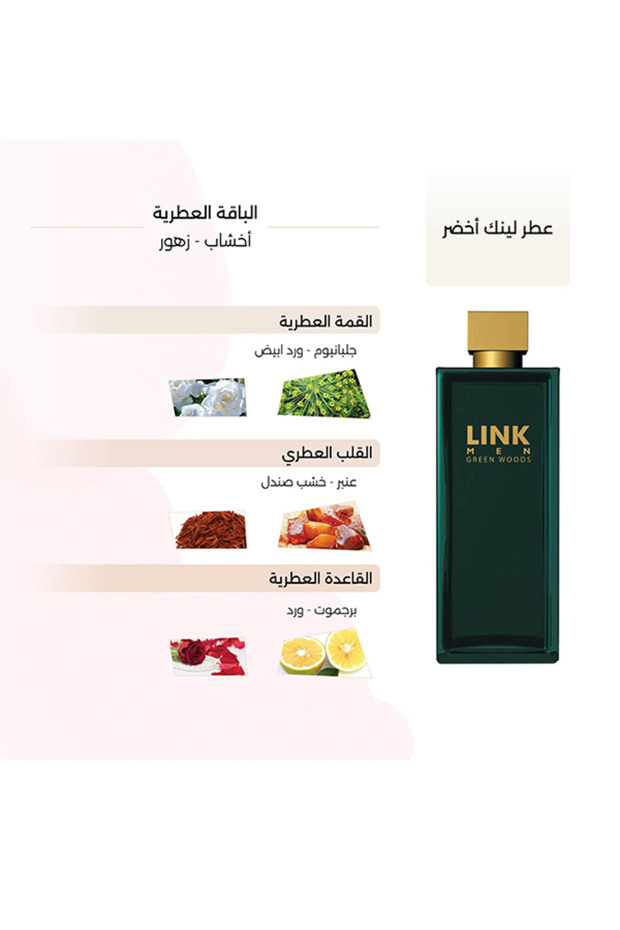 Link Green Men's Perfume 200ml - 2
