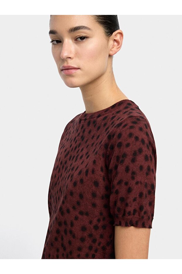 Hayvan Desenli Örme Kazak - 2