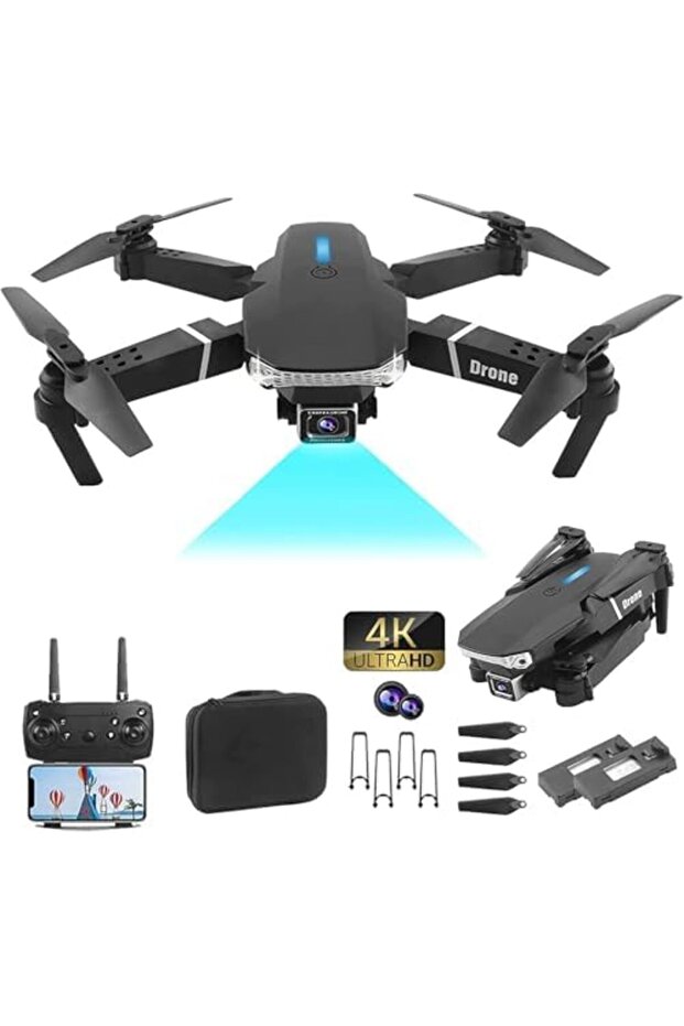 طائرة بدون طيار SmartGrist E88 Pro Mini مزودة بكاميرا 4K - 2