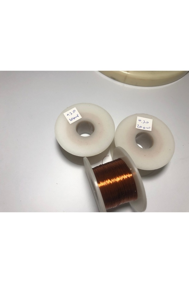 Emaye Bobin Teli, Emaye kaplı bakır tel 0,30 mm 200 metre - 1