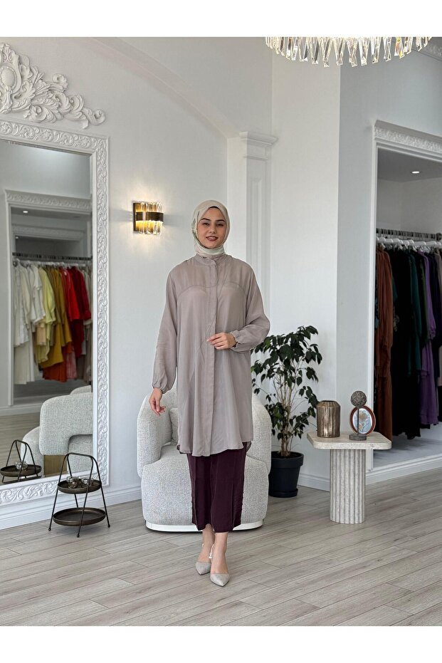 İpek Gömlek Taş 37315 - 2