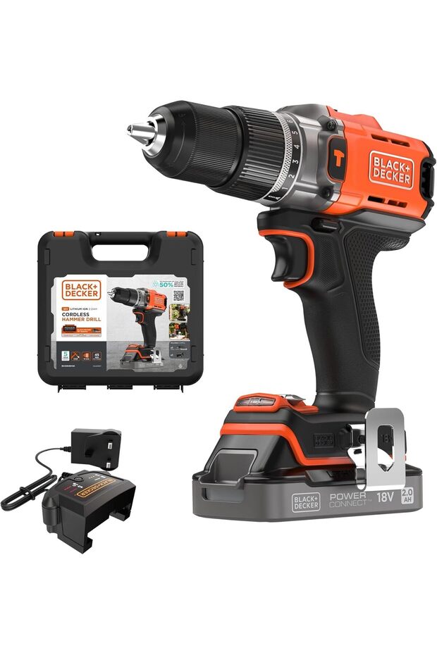 jevnna BLD682D1XK-QW 18V POWERCONNECT™ Kömürsüz Şarjlı Matkap/Vidalama (1 x 2.0Ah Akü, 1A Ş - 1