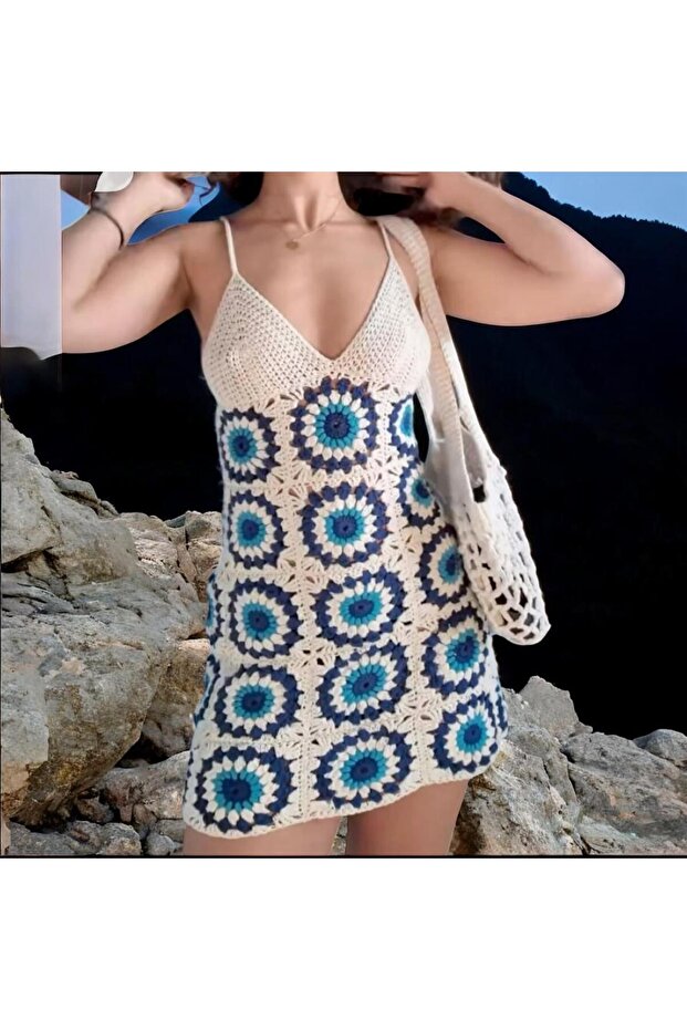 Hand Knitted Women Dress