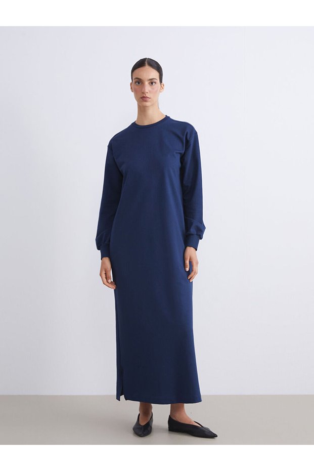 Rmz Gi̇yi̇m Farkiyla Zero Roba Collar Sweatshirt Dress