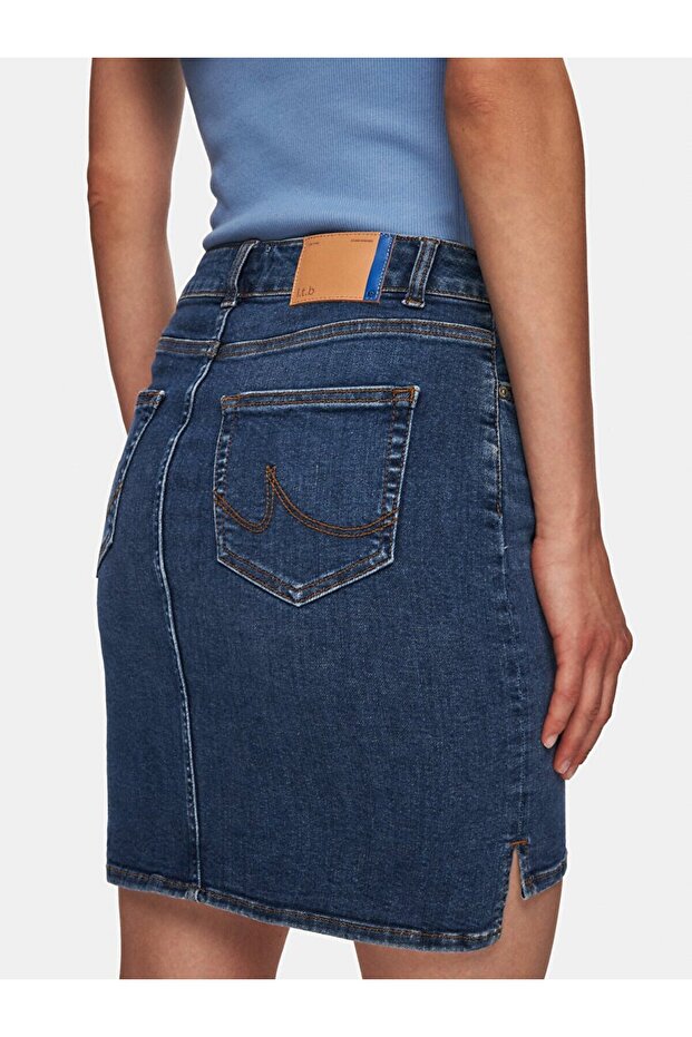 Mırah X Mini Jean Etek - 5