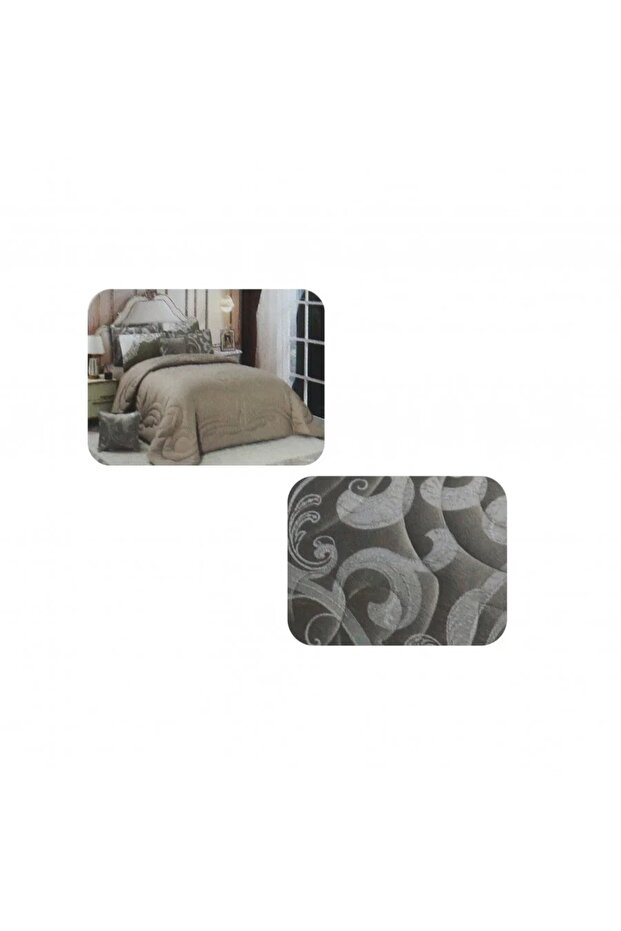 Luxury double-sided comforter set with a distinctive design - double - 8 pieces - 2