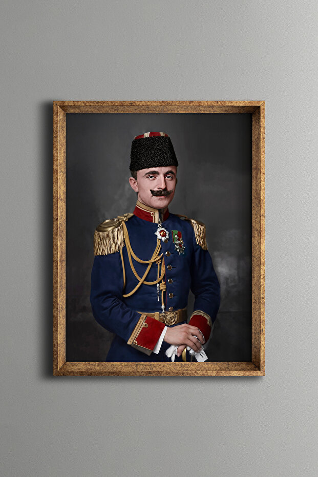 Enver Pasha - Vintage Patterned Frame