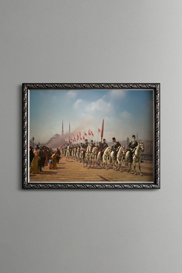 Ertuğrul Horseman Regiment - Vintage Patterned Frame