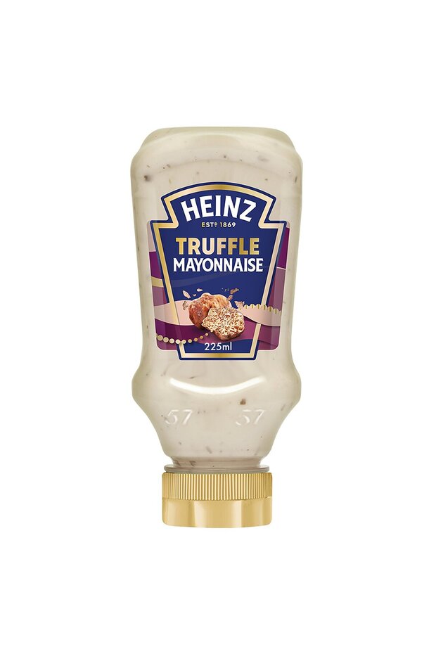 Truffle Mayonnaise Top-Down Squeeze Bottle 225 ml Creamy Taste with Gourmet Truffle