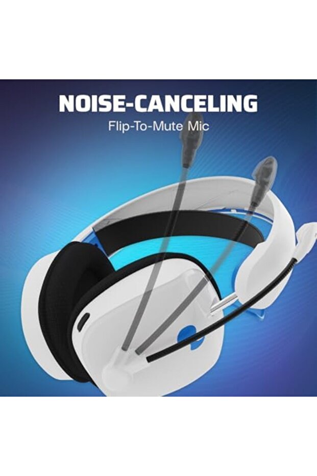 سماعة رأس لاسلكية PS5 PHANTOM باللون الأبيض - 6