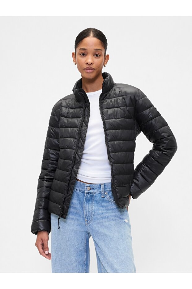 Kadın Siyah ColdControl Şişme Ceket - 1