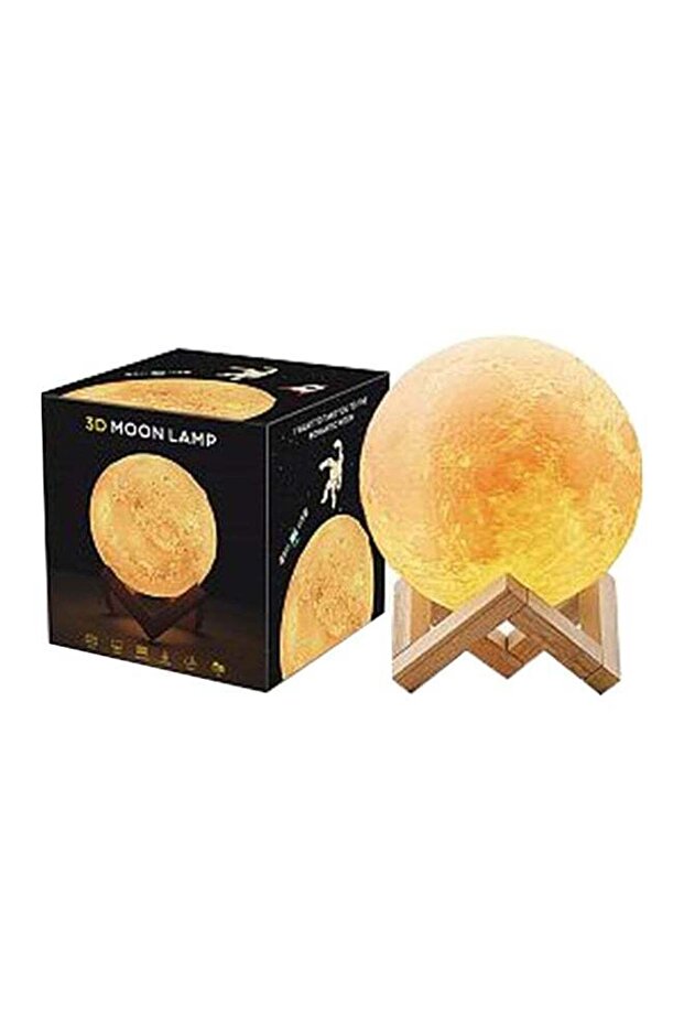 3D Decorative Moon Light White/Cool White - 1