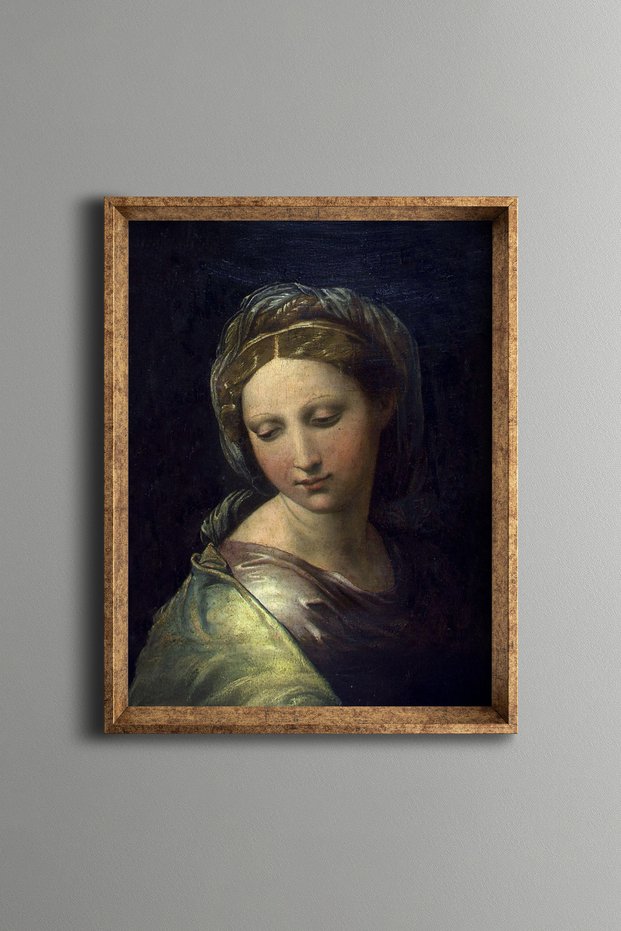 Modena's Pearl - Vintage Patterned Frame