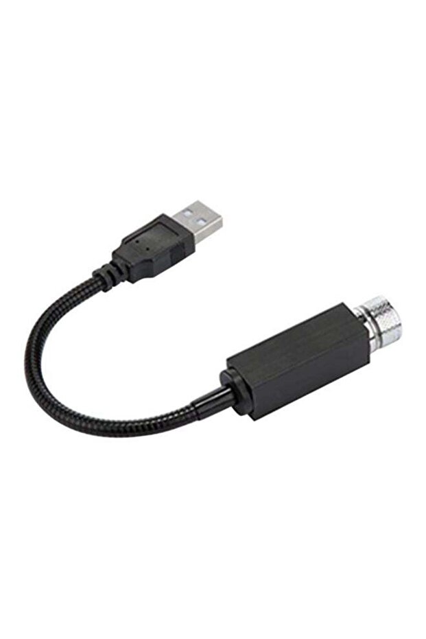 جهاز عرض على شكل نجمة دوارة بمنفذ USB أسود 20×1.5×11 سم