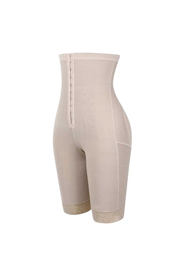 Full-body shaper with front buckle and no hooks - 1